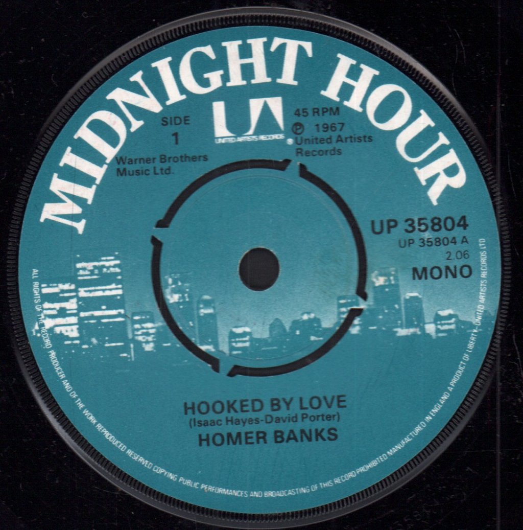Homer Banks - Hooked By Love - 7 Inch
