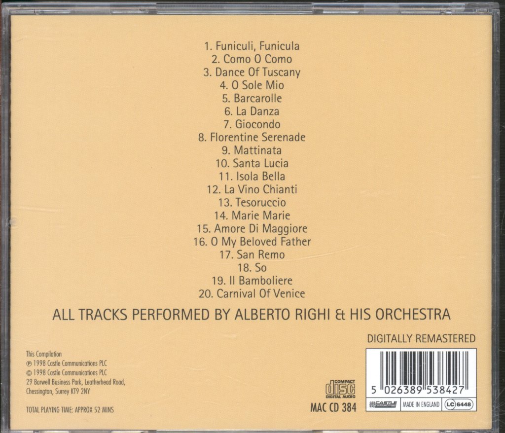 Music Of Italy - Music Of Italy - Cd