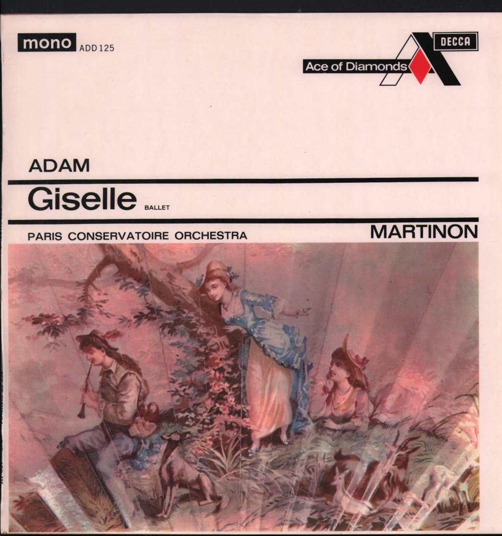 Jean Martinon / Paris Conservatoire Orchestra - Adam Giselle Ballet - Lp