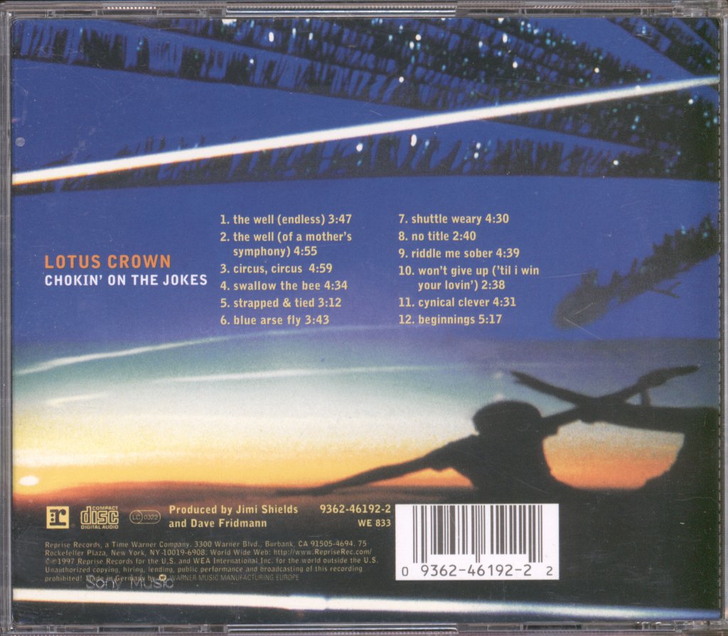 Lotus Crown - Chokin' On The Jokes - Cd