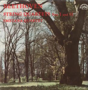 Smetana Quartet - Beethoven - String Quartets Nos.1 And 11 - Lp