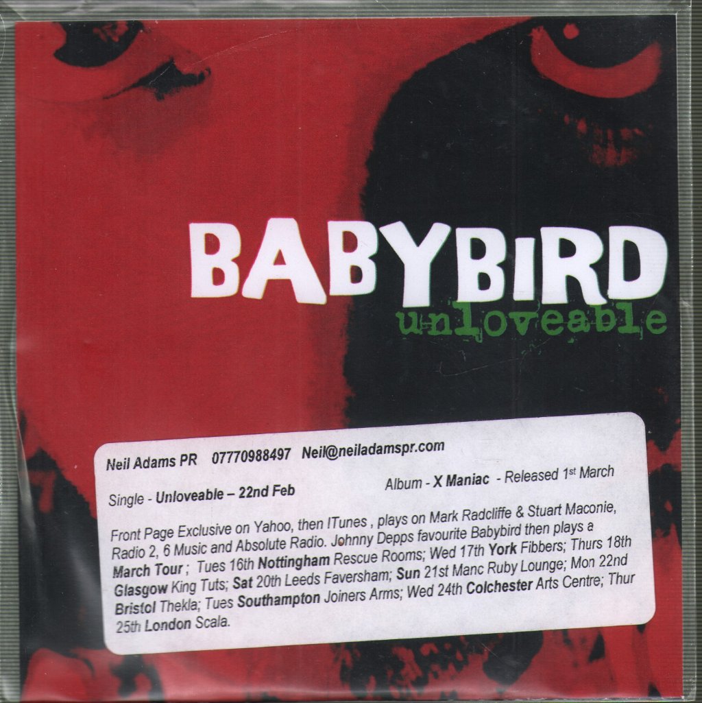 Babybird - Unloveable - Cdr