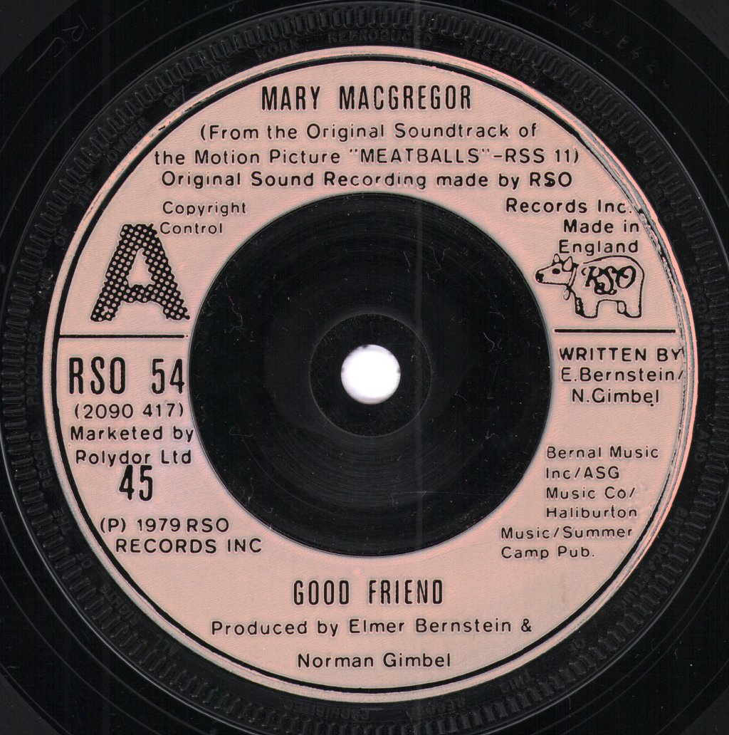 Mary Macgregor - Good Friend - 7 Inch