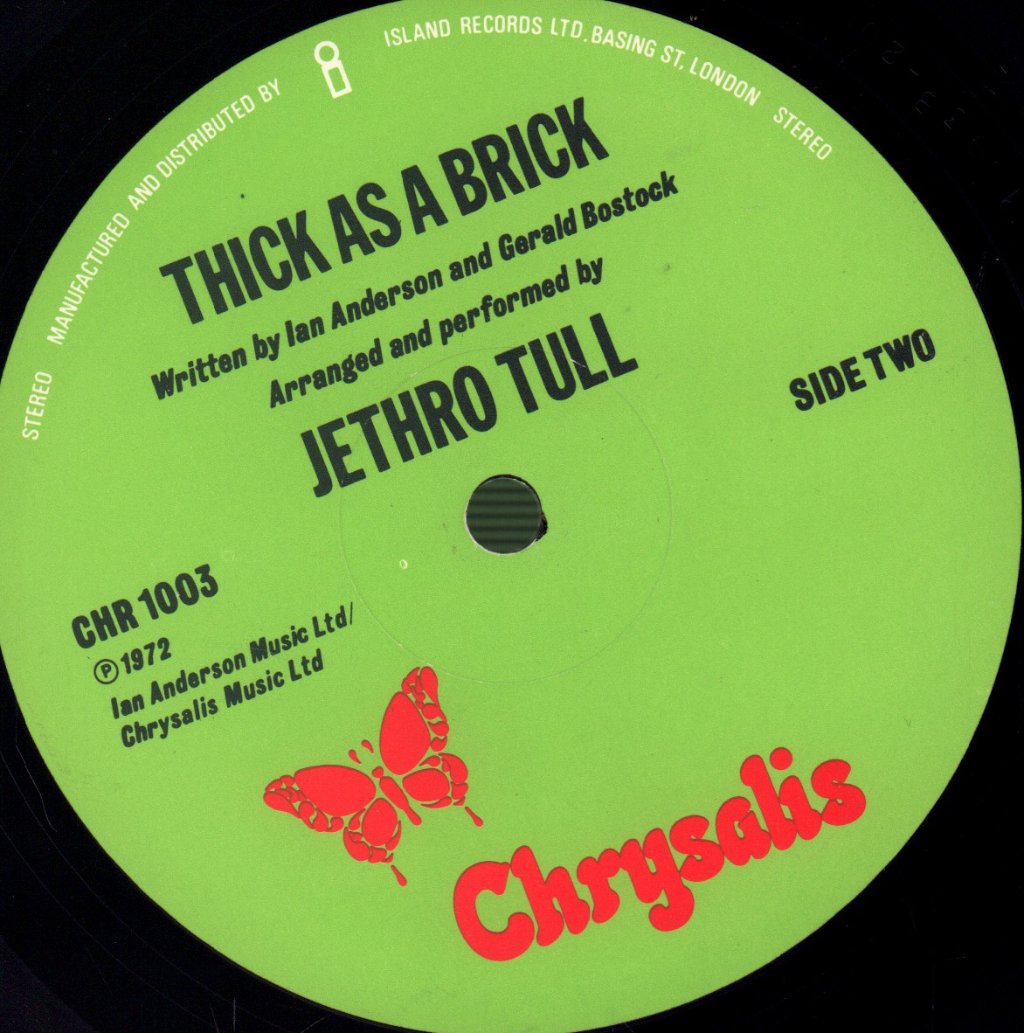 Jethro Tull - Thick As A Brick - Lp