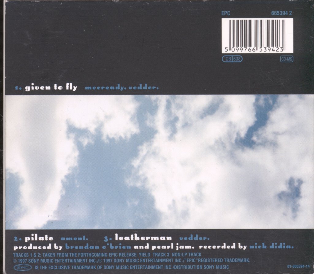Pearl Jam - Given To Fly - Cd