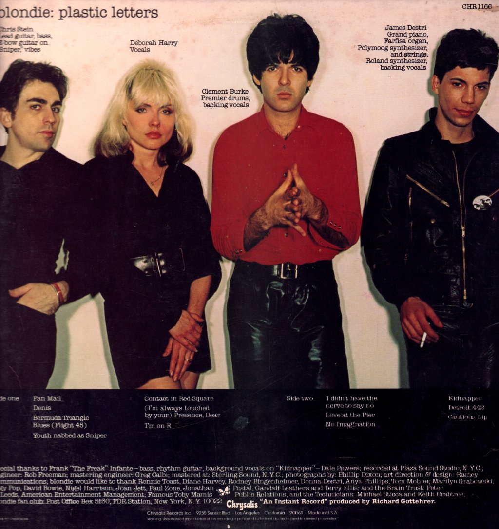 Blondie - Plastic Letters - Lp
