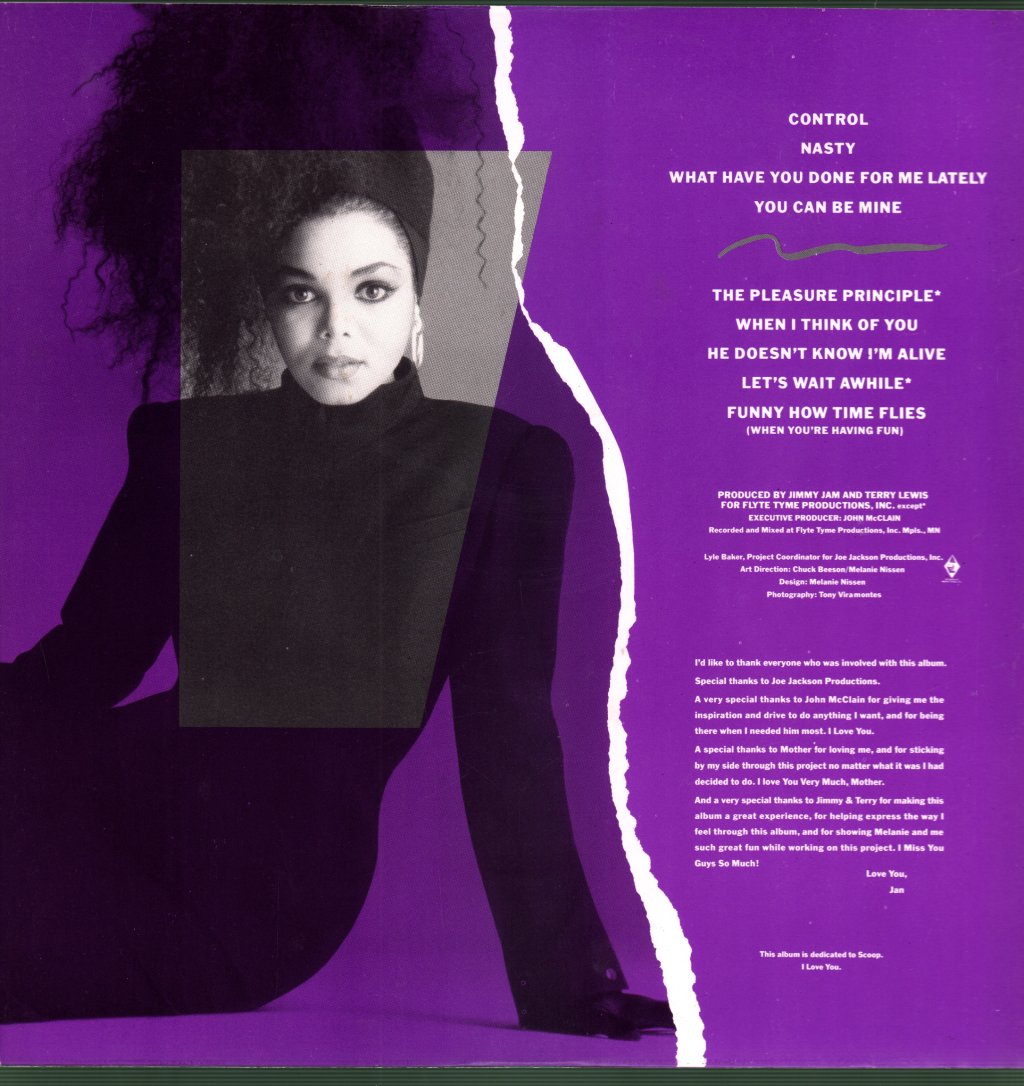 Janet Jackson - Control - Lp