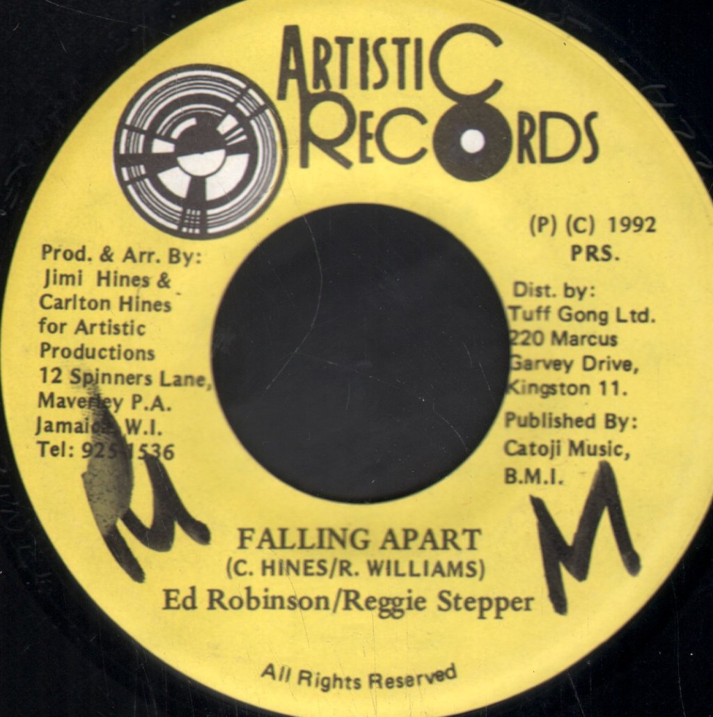 Ed Robinson / Reggie Stepper - Falling Apart - 7 Inch