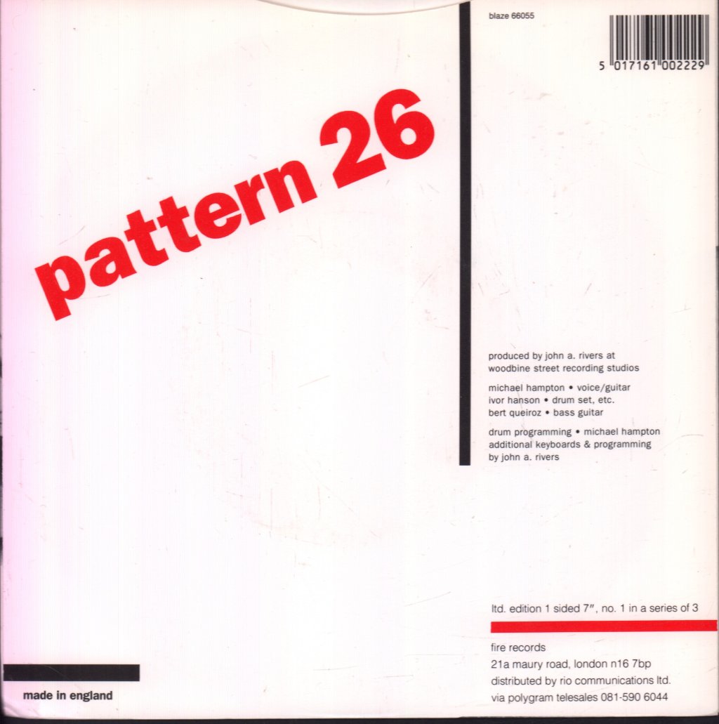 Manifesto - Pattern 26 - 7 Inch
