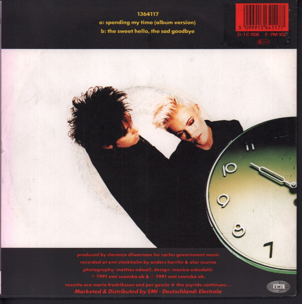 Roxette - Spending My Time - 7 Inch