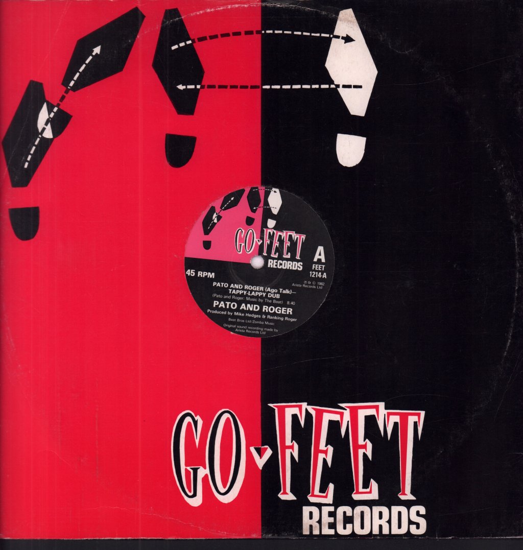 pato and roger (pato banton / ranking roger) - Pato & Roger (Ago Talk) / Tappy Lappy Dub - 12 Inch