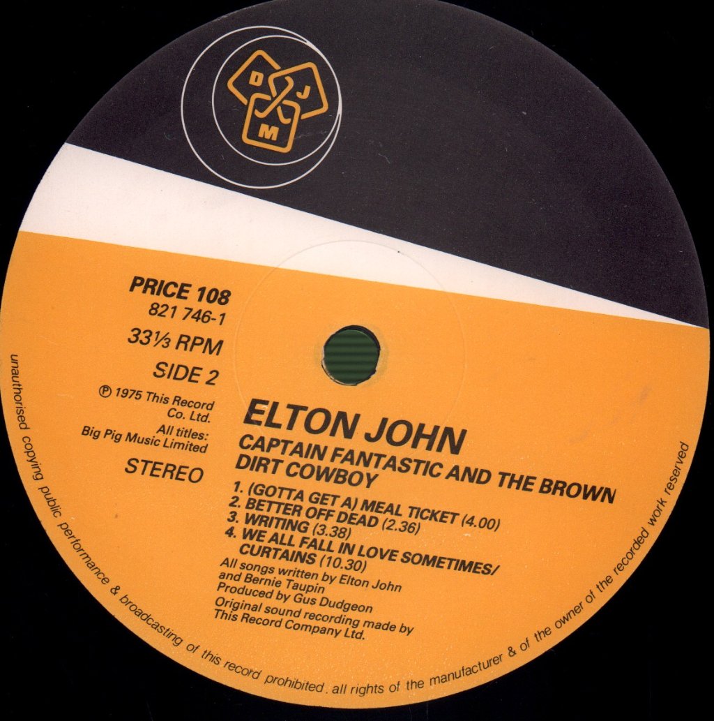 Elton John - Captain Fantastic - Lp