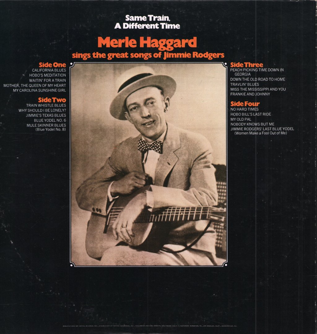 Merle Haggard - Same Train Different Time - Double Lp