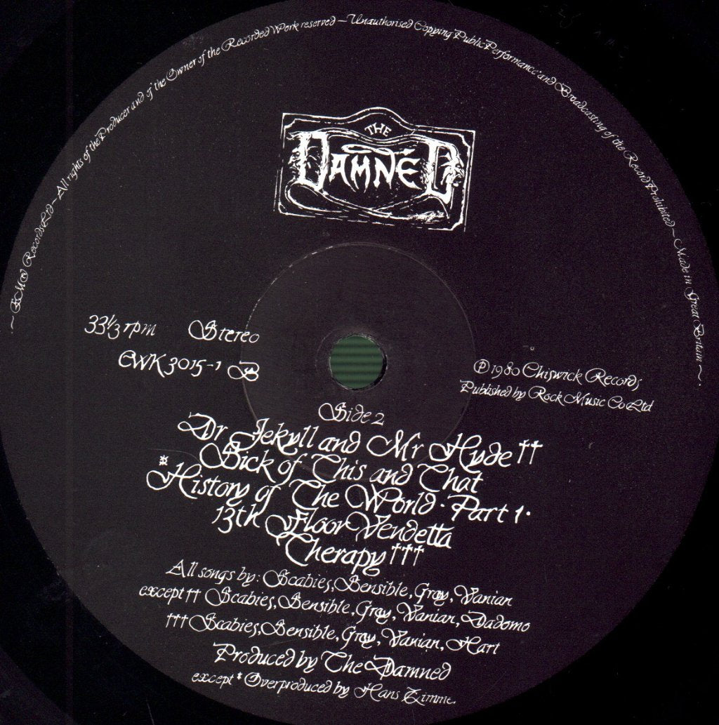 Damned - Black Album - Double Lp