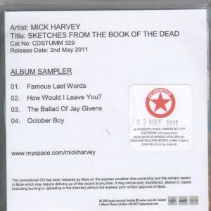 Mick Harvey - Sketches From The Book Ofthe Dead - Cdr