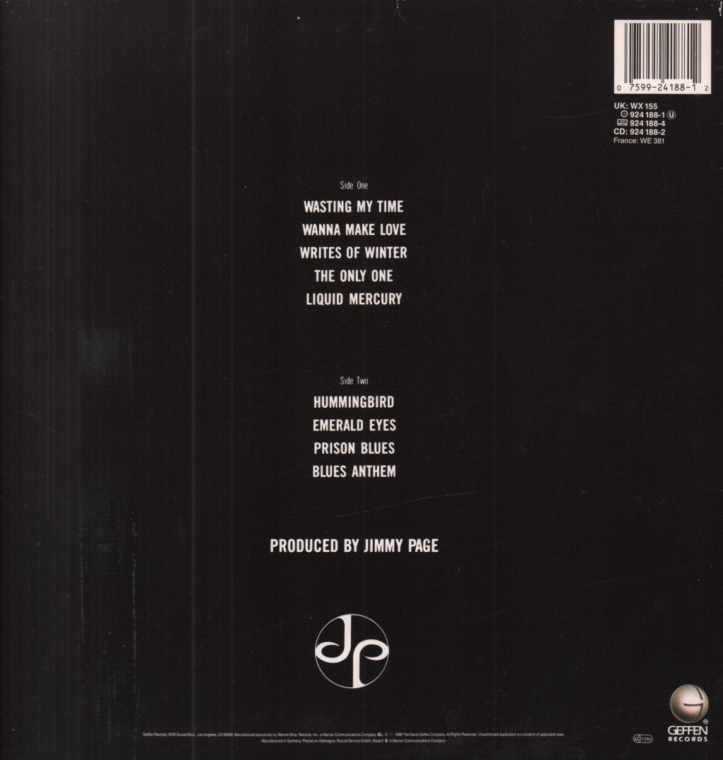Jimmy Page - Outrider - Lp