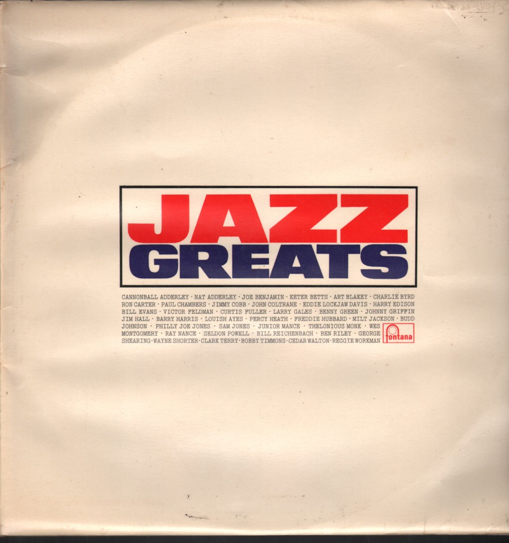 Various Artists - Jazz Greats - Double Lp