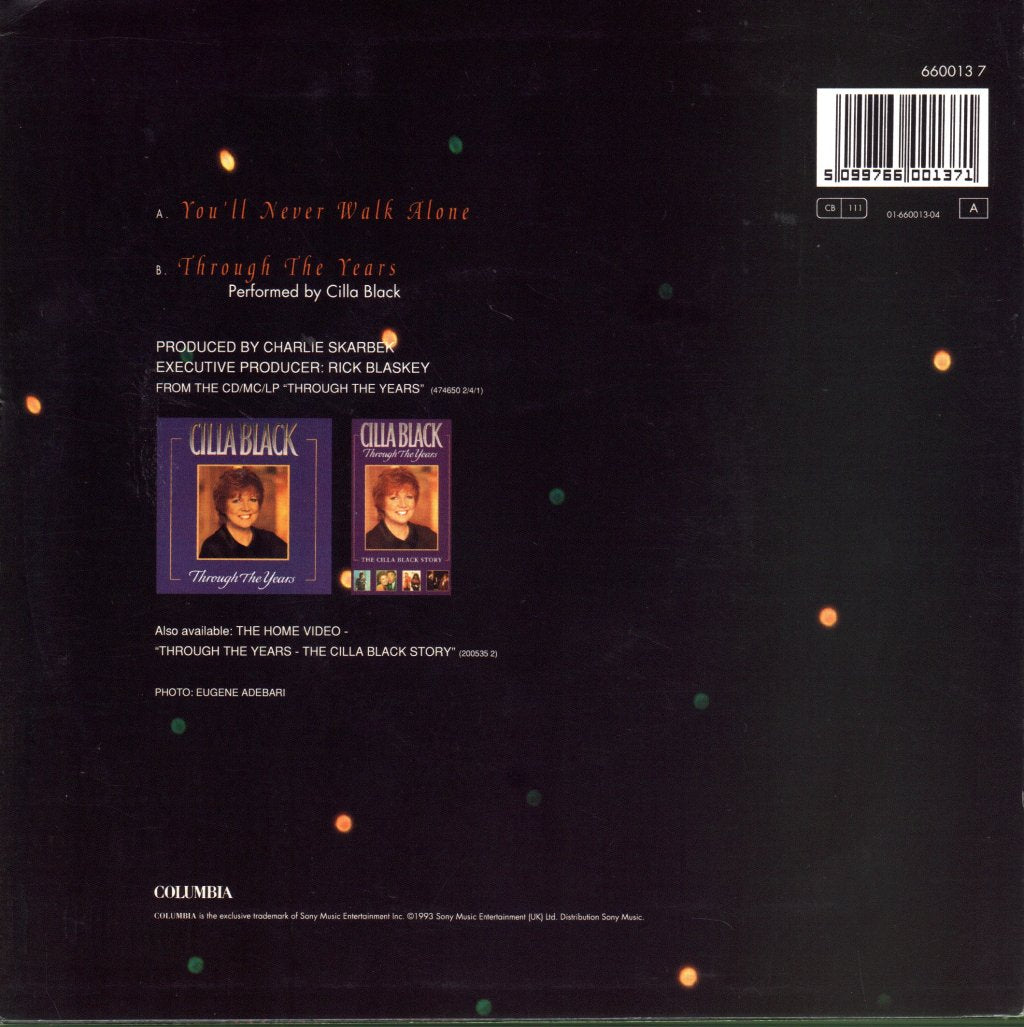 Cilla Black With Barry Manilow - You'll Never Walk Alone - 7 Inch