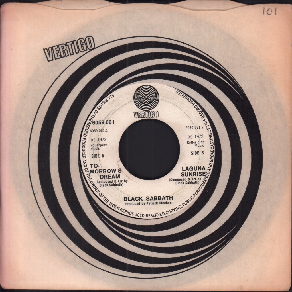 Black Sabbath - Tomorrow's Dream - 7 Inch