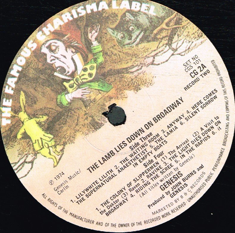 Genesis - Lamb Lies Down On Broadway - Double Lp