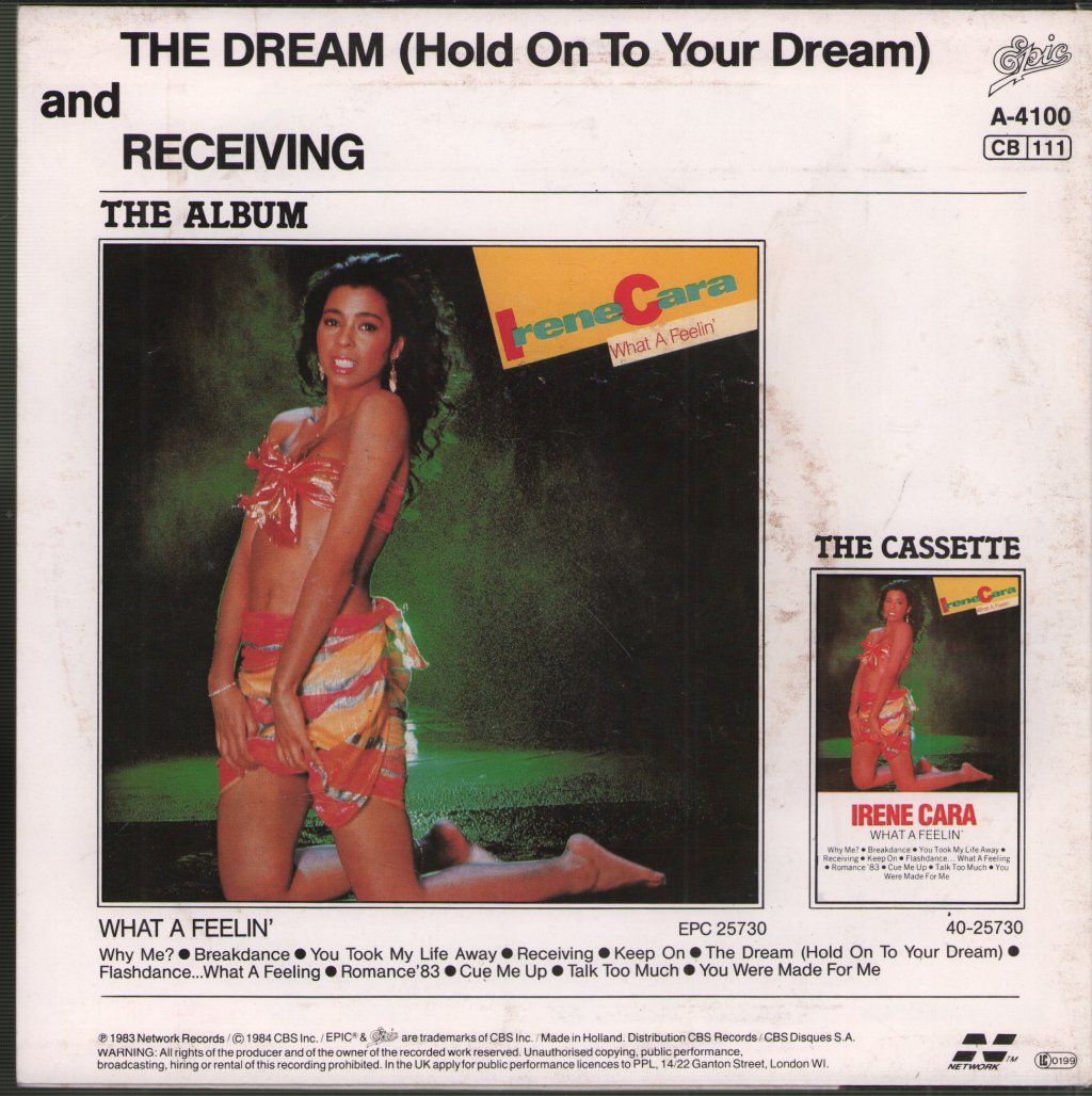 Irene Cara - Dream - 7 Inch