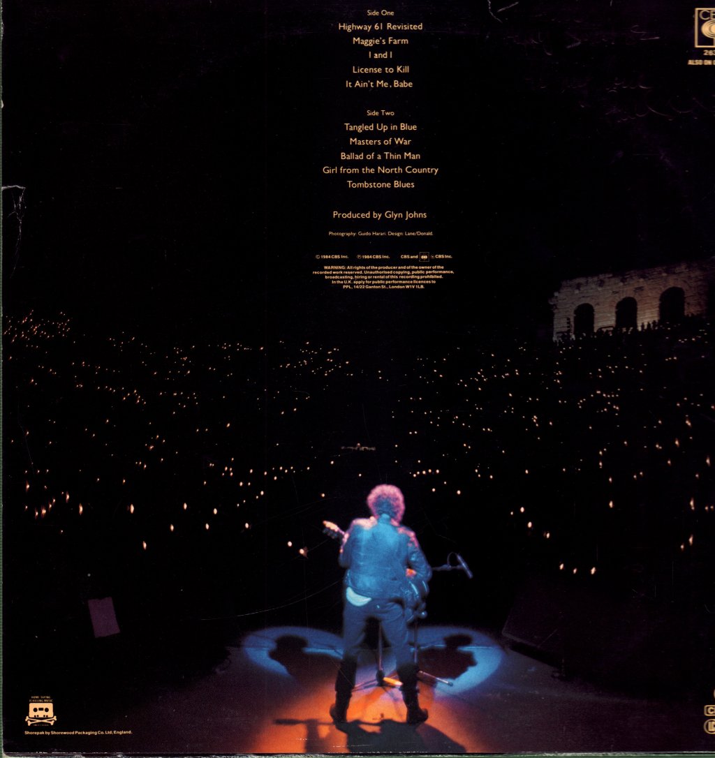 Bob Dylan - Real Live - Lp