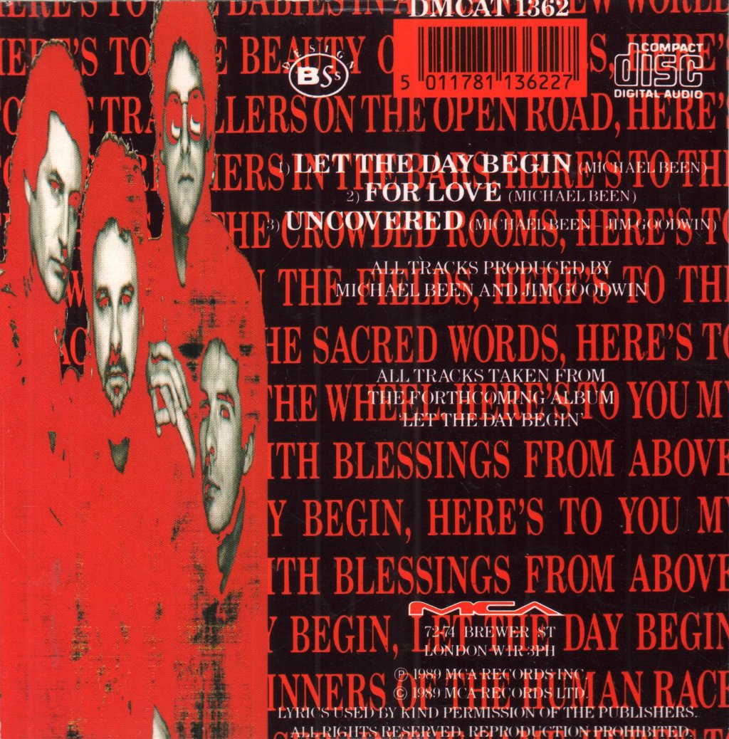 Call - Let The Day Begin - Cd