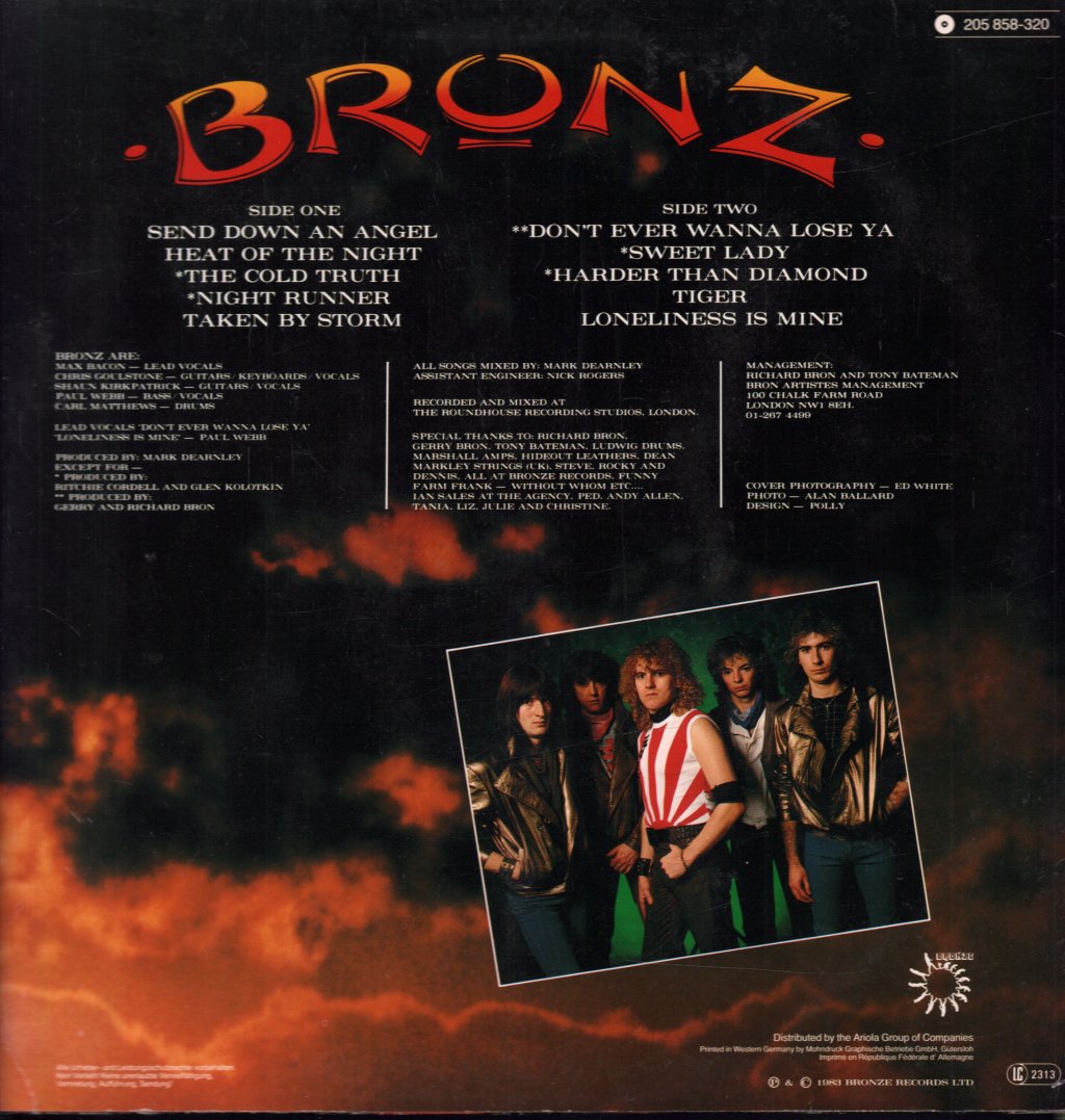 Bronz - Taken By Storm - Lp