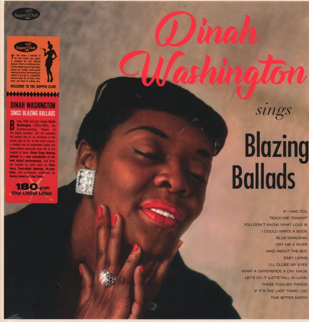 Dinah Washington - Sings Blazing Ballads - Lp