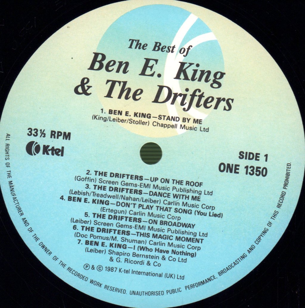 Ben E. King / Drifters - Best Of Ben E. King & The Drifters - Lp