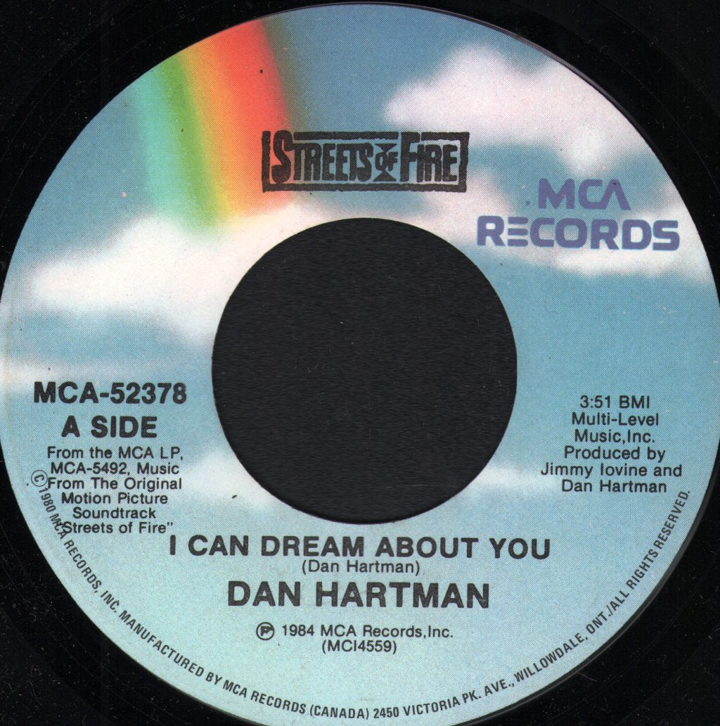 Dan Hartman / Blasters - I Can Dream About You / Blue Shadows - 7 Inch