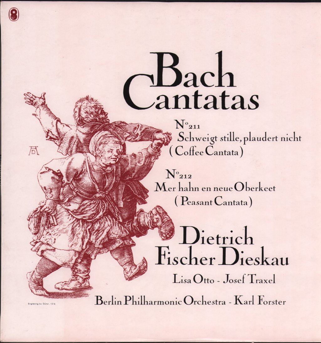 Dietrich Fischer-Dieskau / Berlin Philharmonic Orchestra / Karl Forster - Bach Cantatas - Lp