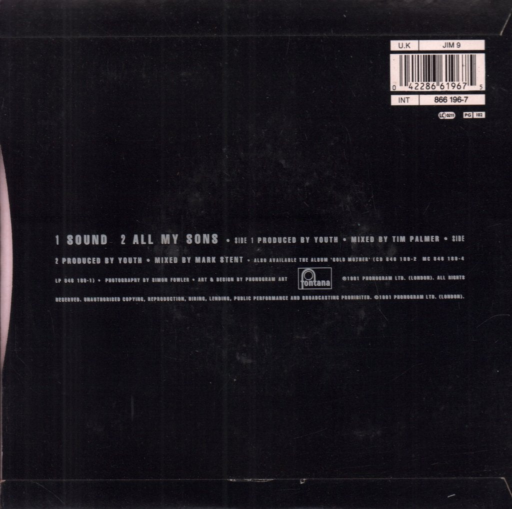 James - Sound - 7 Inch