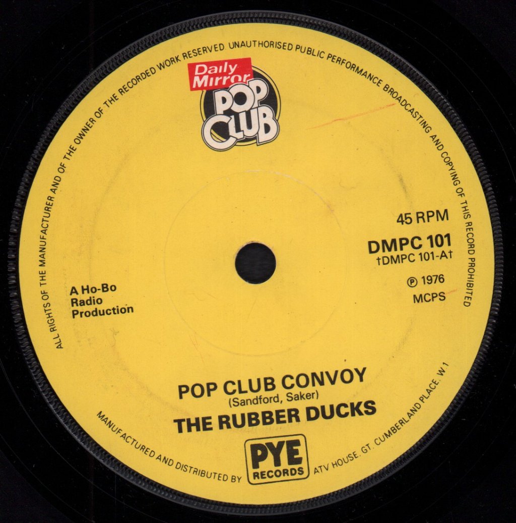 Rubber Ducks - Pop Club Convoy - 7 Inch
