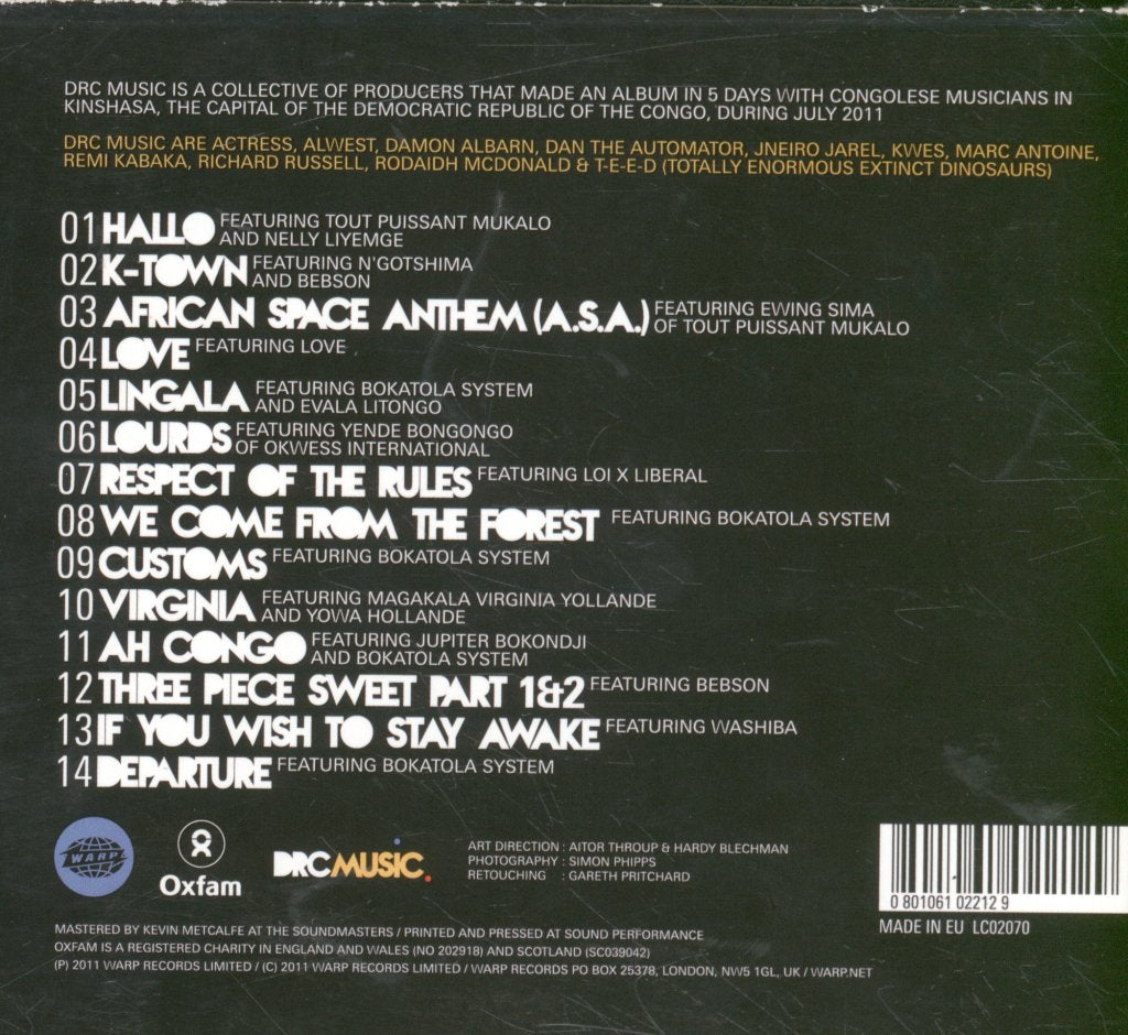 DRC Music - Kinshasa One Two - Cd