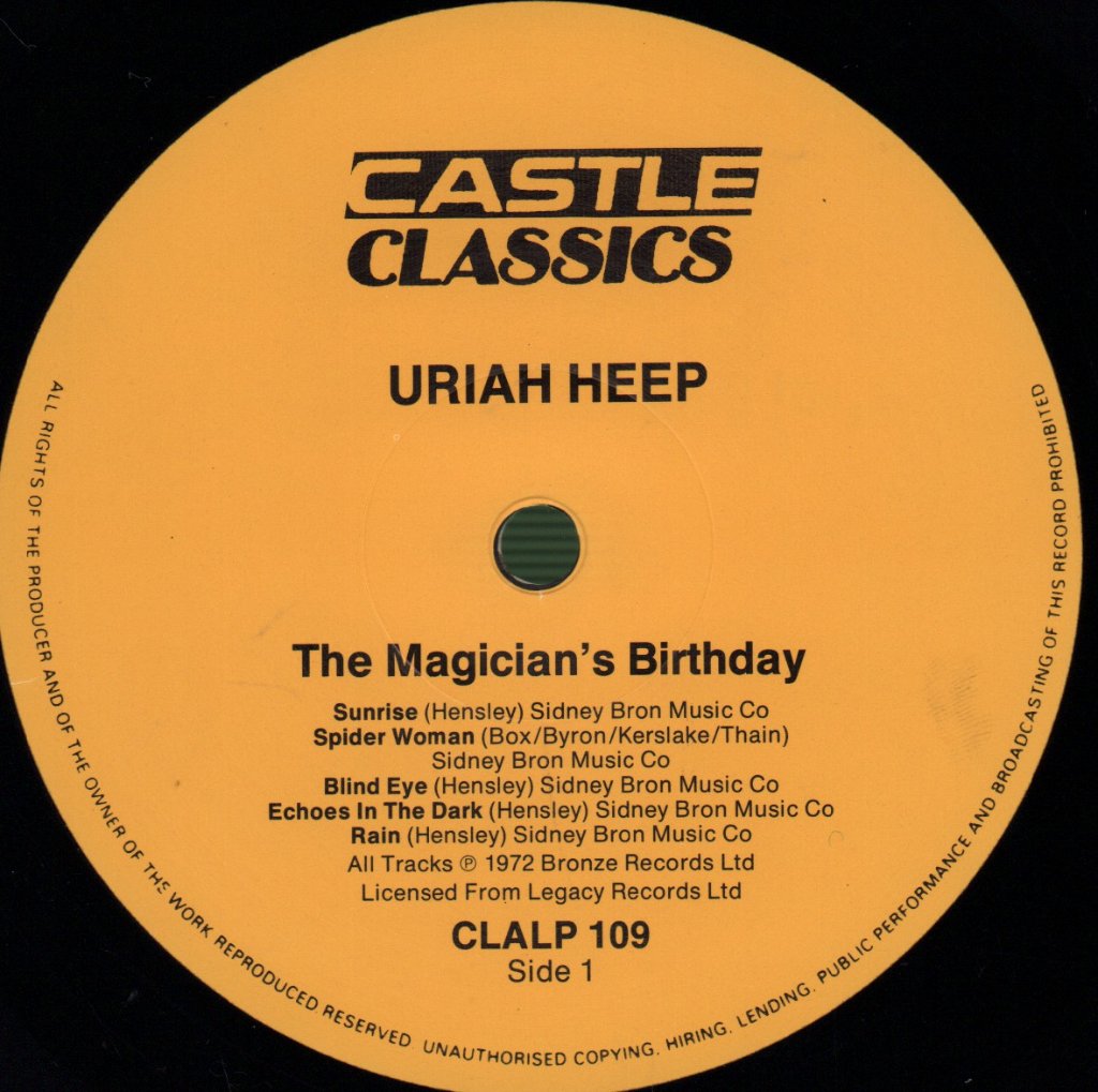 Uriah Heep - Magician's Birthday - Lp