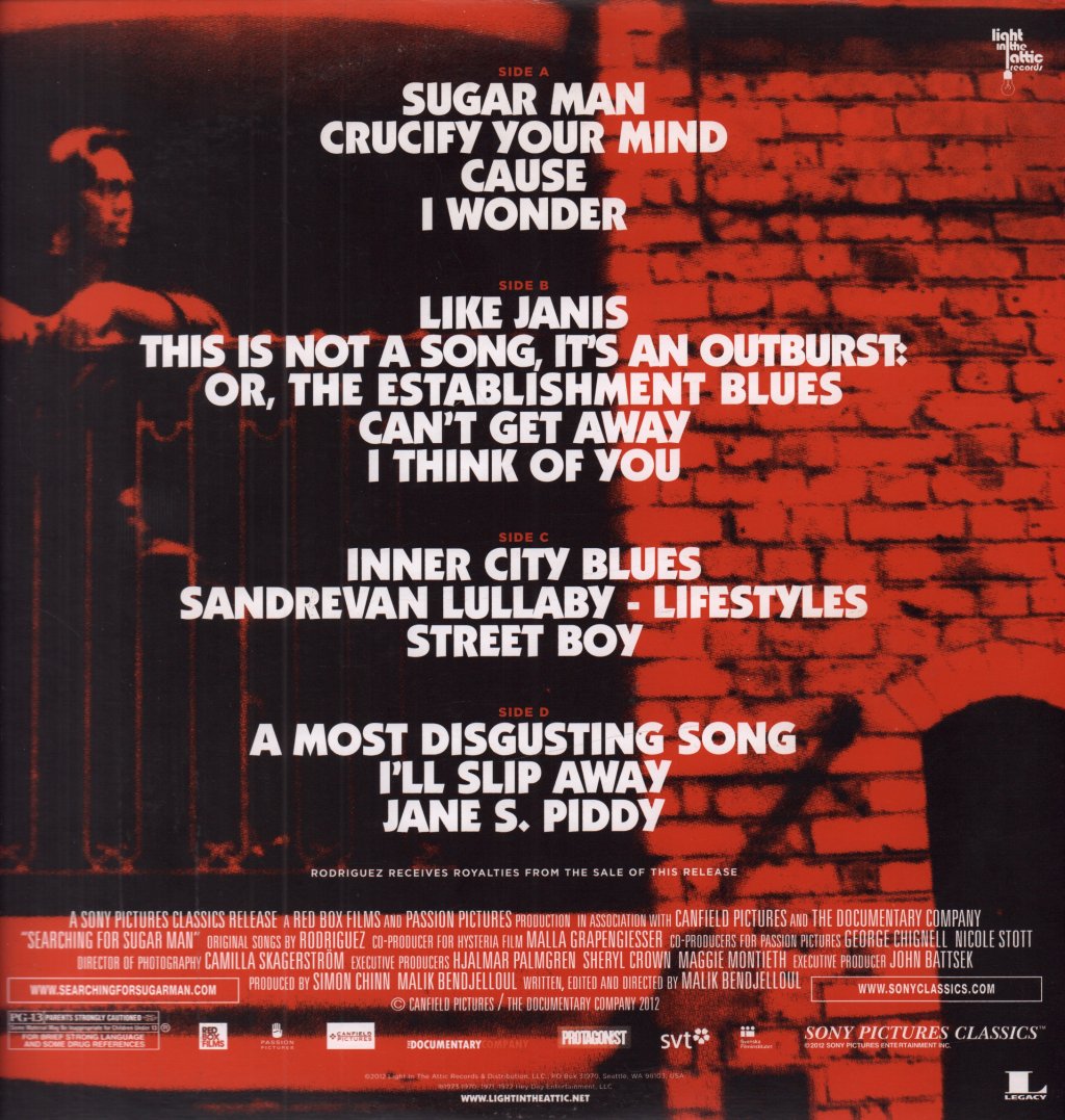 Sixto Rodriguez - Searching For Sugar Man - Double Lp