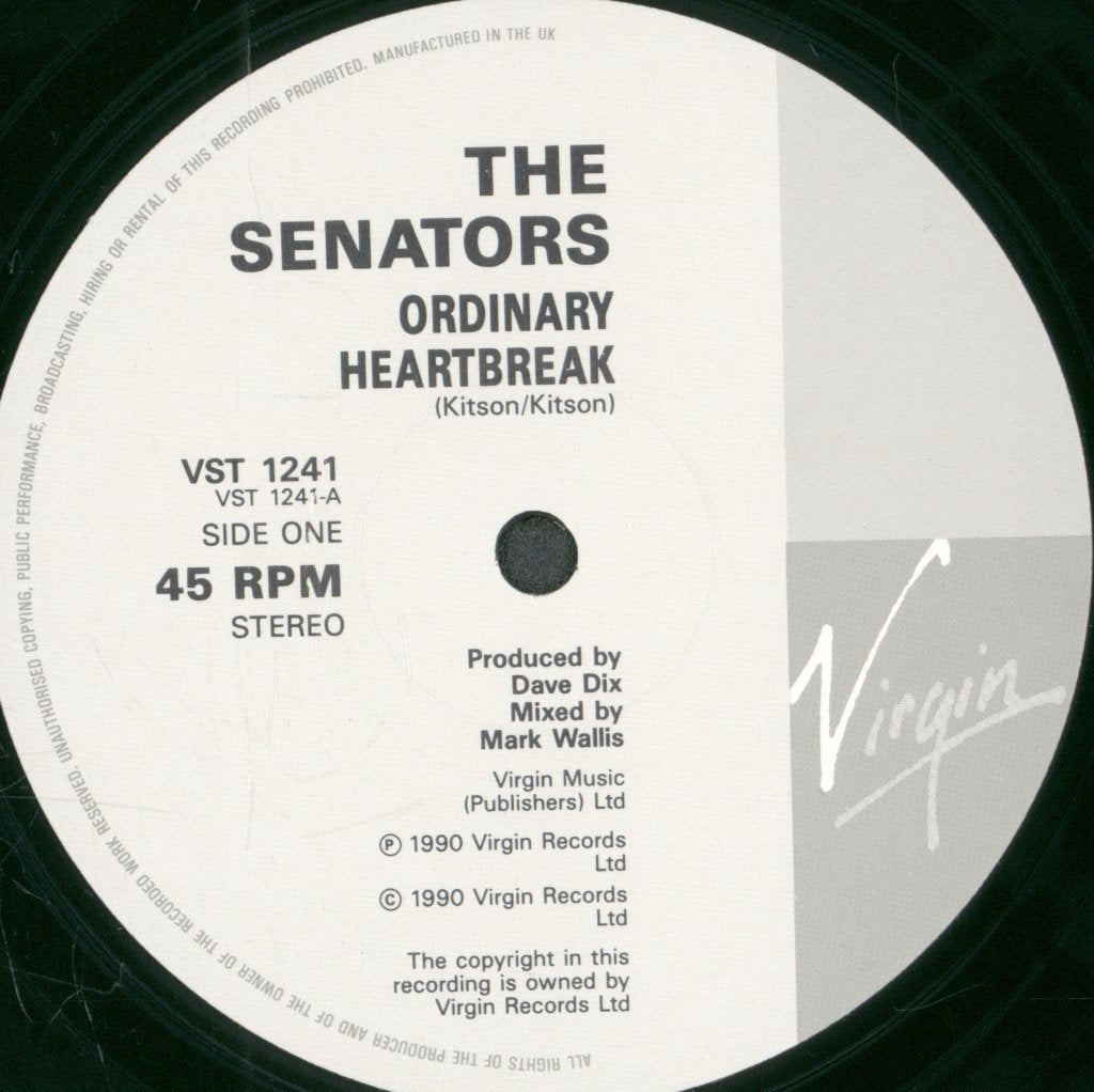 Senators (Pop) - Ordinary Heartbreak - 12 Inch