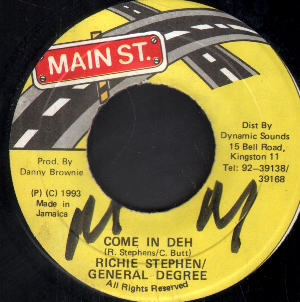 Richie Stephens / General Degree - Come In Deh - 7 Inch