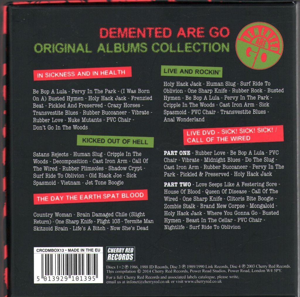 Demented Are Go - Original Albums Collection - Cd Set