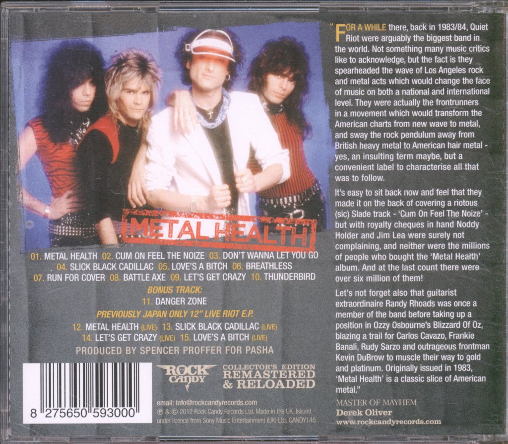 Quiet Riot - Metal Health - Cd