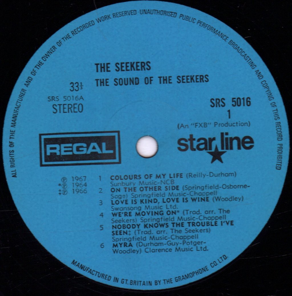Seekers - Sound Of The - Lp