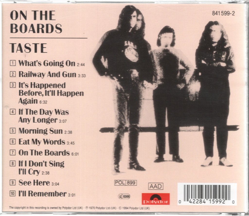 Taste - On The Boards - Cd