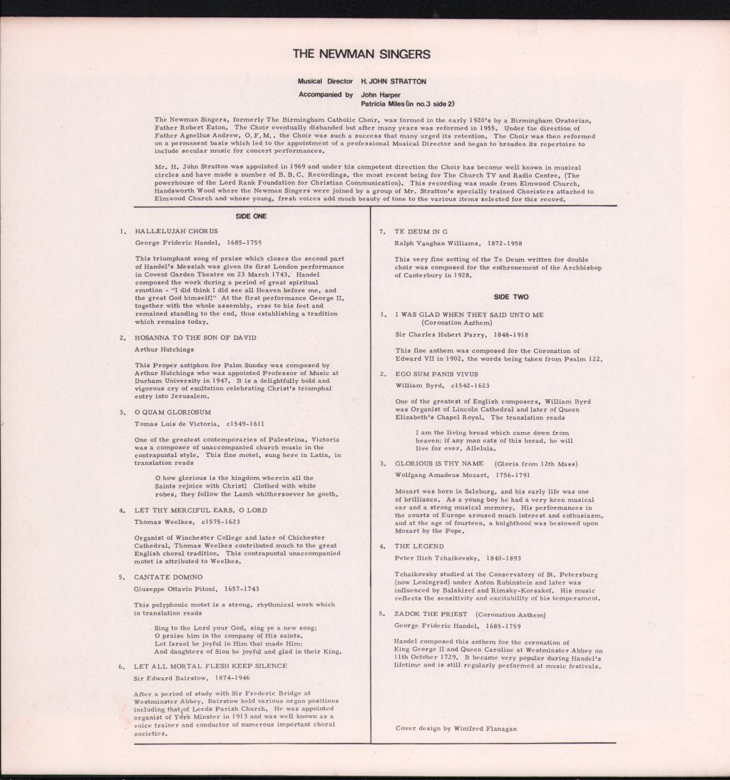 Newman Singers - Newman Singers - Lp