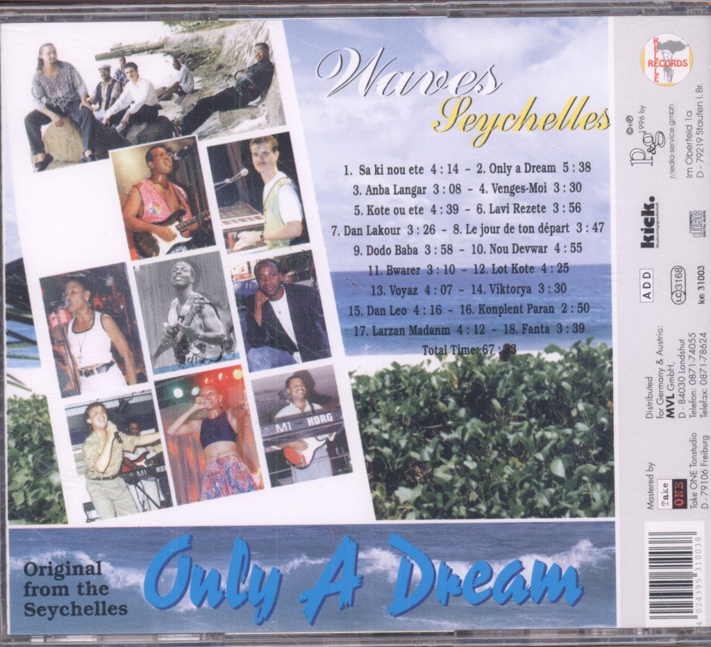 Waves Seychelles - Only A Dream - Cd