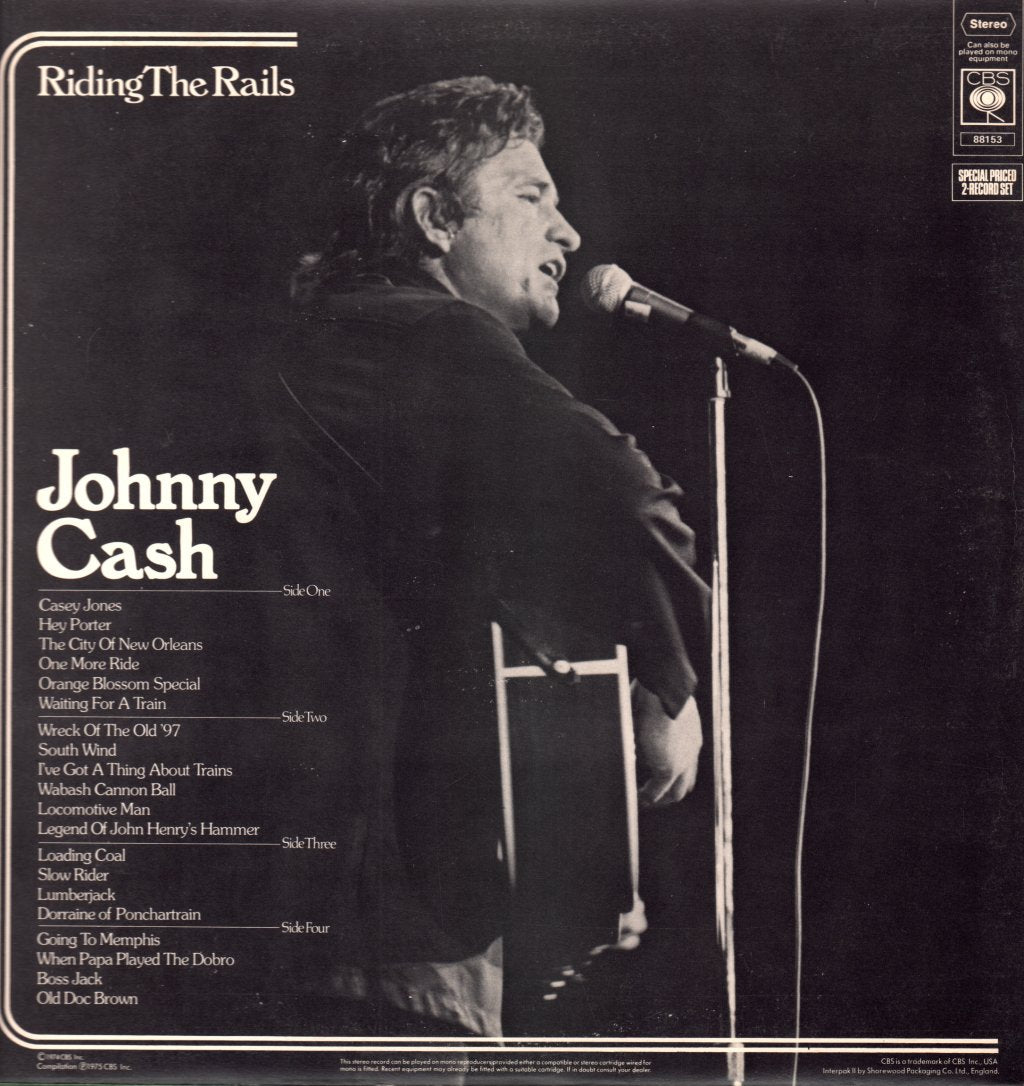 Johnny Cash - Riding The Rails - Double Lp