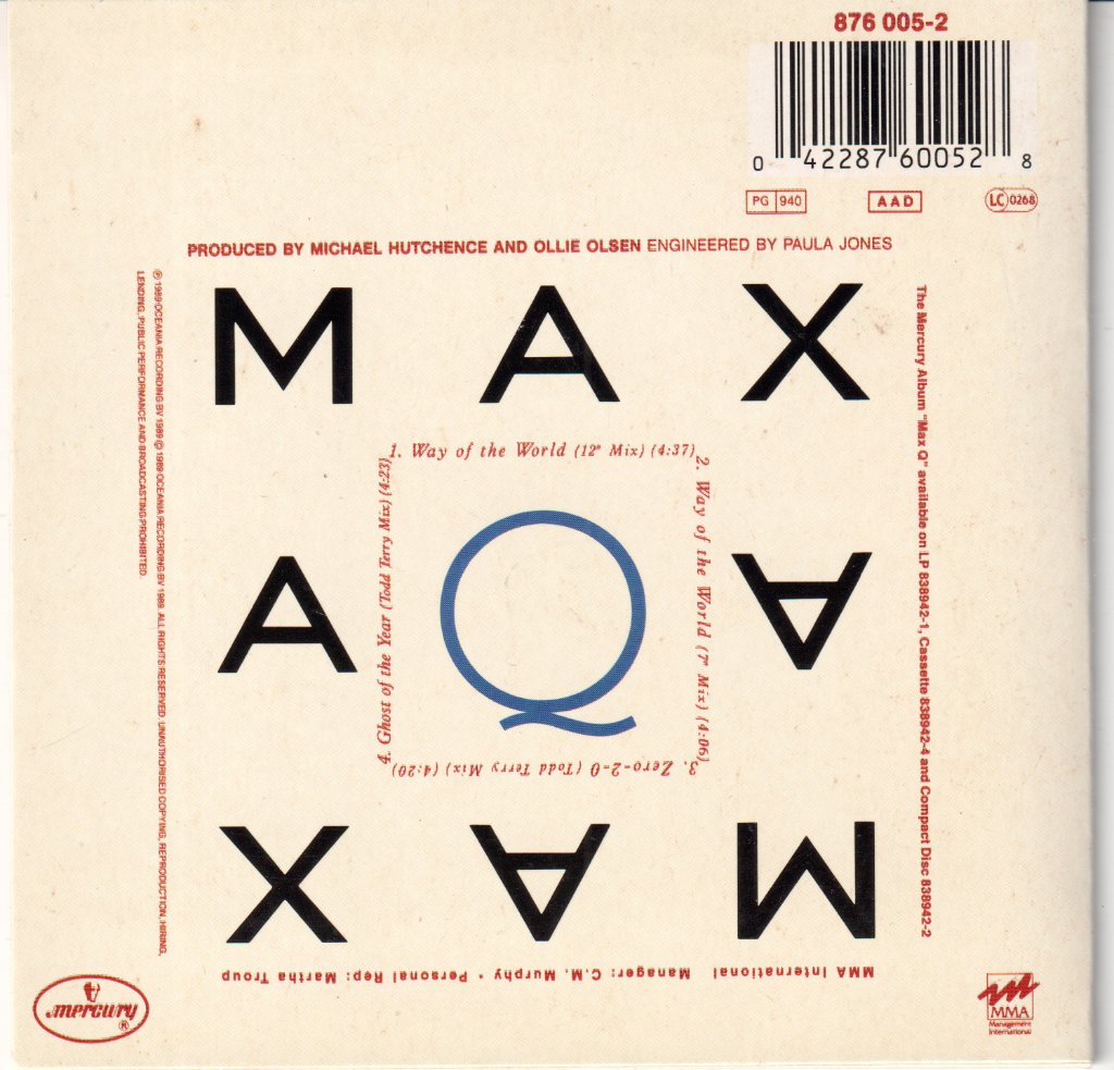 Max Q - Way Of The World - Cd