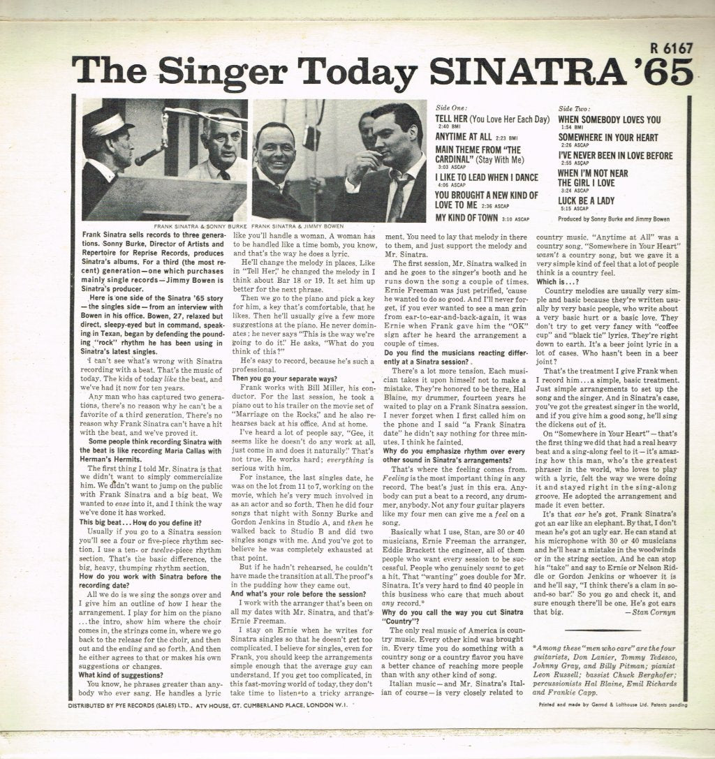 Frank Sinatra - Sinatra '65 - Lp