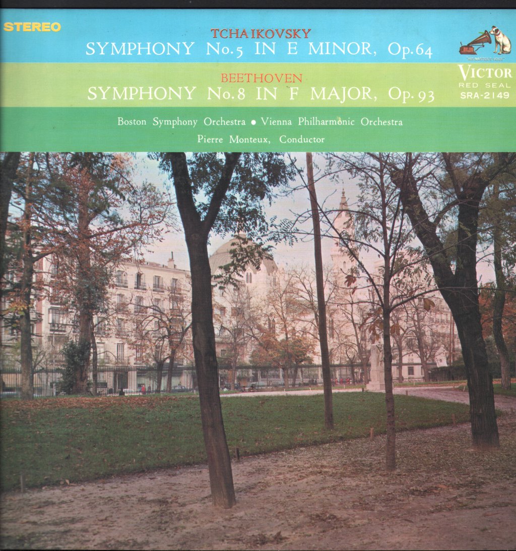 Pierre Monteux / Boston Symphony Orchestra - Tchaikovsky - Symphony No. 5 - Lp