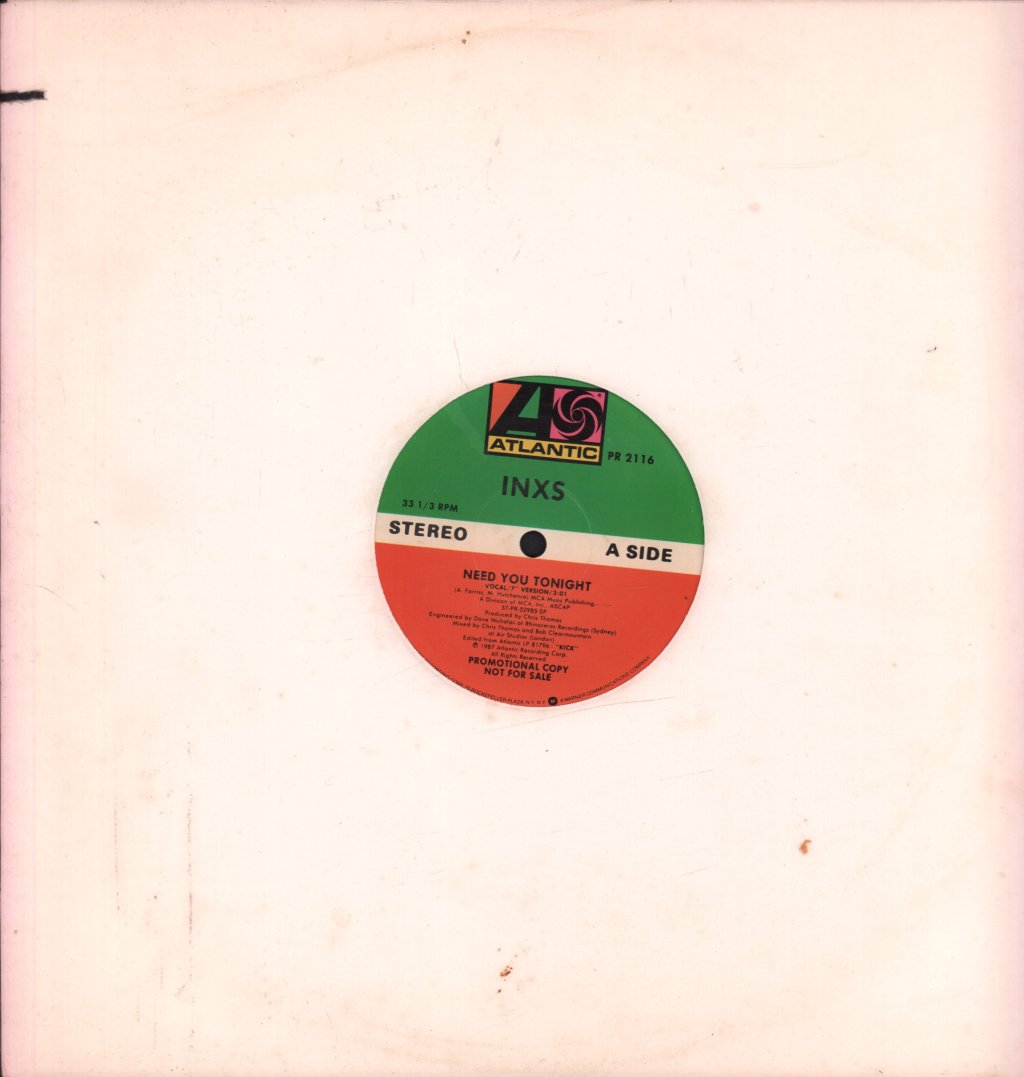 INXS - Need You Tonight - 12 Inch